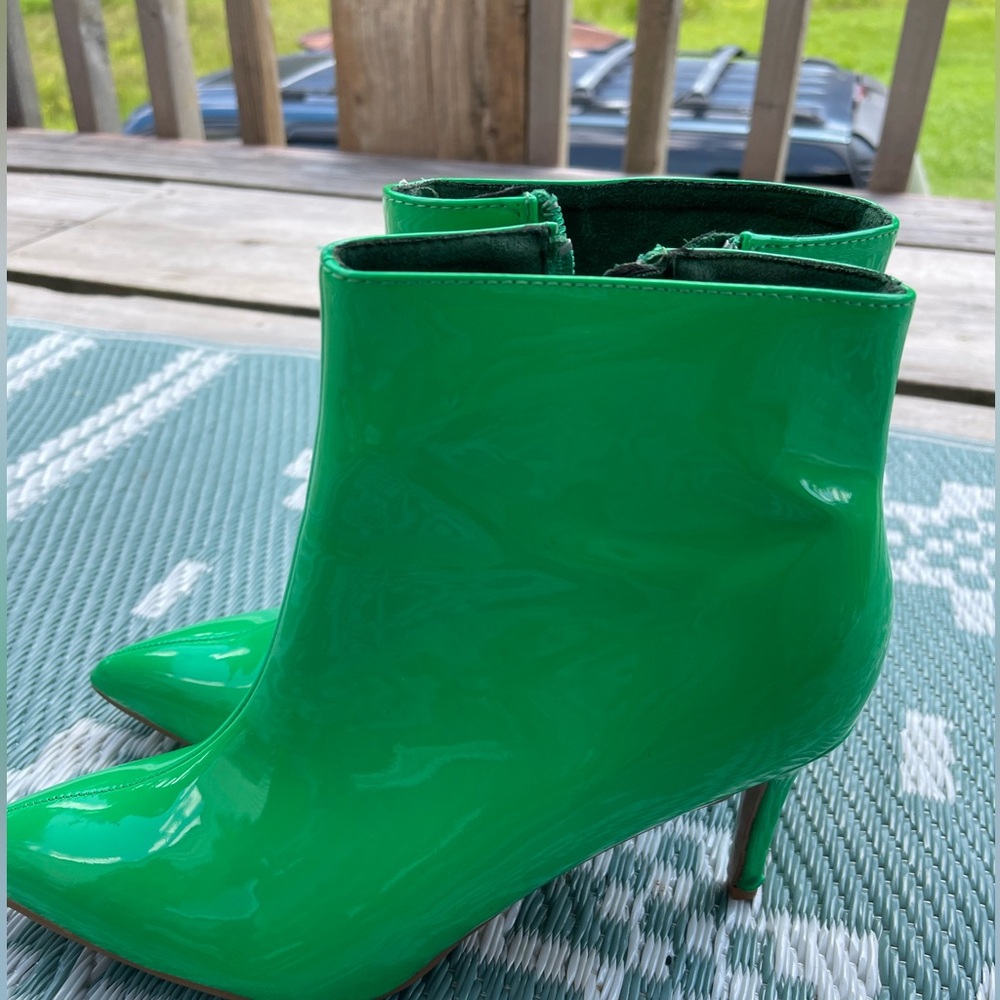 Stiletto Heel Zipper Ankle Boots